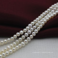 Petite taille 3mm Natural off Perles de perles d&#39;eau douce à forme ronde